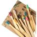 Geekerchip Bamboo Toothbrushes for Children - 10 Pack BPA-Free Eco-Friendly & Biodegradable Colorful Kids' Toothbrushes in Independent Packaging - Buy Online on GoSupps.com
