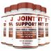 Shark Labs (5 Pack) Joint Support Capsules All Natural Premium Formula Maximum Strength Vitamin Joint Support Supplement Pills
