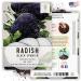 Black Spanish Radish Seeds - 500 Heirloom Seeds for Planting - Non-GMO & Untreated - Cool Weather Crop - Outdoor Garden - 2 Packs - Buy Online on GoSupps.com