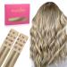 If -of -hearted tape extensions real hair ash brown highlights gold blonde 10pcs tape in extensions real hair 20g 25cm invisible hair extension real hair invisible real hair tape refill pack 25cm 20g 10Pcs #8a/22 ash brown highlights goldenblond