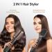 WeChip 2 in 1 Hot Air Brush - Detachable Hair Dryer & Ceramic Ionic Blow Dryer for Drying Straightening & Curling – 3 Temp Settings - Buy Online on GoSupps.com
