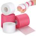 4 Rolls White Athletic Wrap Tape and Red Foam Prewrap Kit Ankle Wrist Tape Sports Tape Foam Underwrap for Climbing Boxing Football Trainers  2.75 Inch x 89 Feet  1.5 Inch x 33 Feet