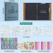 ZEEYUAN Leather Scrapbook Album - 60 Pages Love Memory Photo Album 8.5x11 | Travelling Journal & Family Scrapbook Kit - Perfect Gift for Couples, Anniversary, Wedding - Grayish-blue - Buy Online on GoSupps.com