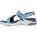 Dansko Rayna Fully Adjustable Sport Sandal for Women - Lightweight EVA Midsole and Rubber Outsole  - Blue Multi - US SIZE 7.5-8 - EU SIZE 38 - Buy Online on GoSupps.com