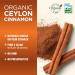 Organic Ceylon Cinnamon Capsules 1200mg True Cinnamon Supplement for Healthy Metabolism & Glucose Balance 60 Vegan Pills 60 Count (Pack of 1) - Buy Online on GoSupps.com