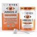 Viteyes AREDS 2 Powder + Multivitamin All-in-One Macular Protection Alternative to AREDS 2 chewables No Pills Lutein & Zeaxanthin AREDS 2 Eye Vitamins Drink Natural Orange Flavor 90 Scoops 90.0 Servings (Pack of 1)