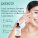 PURA D'OR Advanced Peptide Anti-Aging Face Serum 3.3 Oz - Copper Tripeptide Marine Collagen Hyaluronic Acid for Hydration & Youthful Skin - Buy Online on GoSupps.com