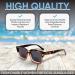 Yogo Vision Bifocal Reading Sunglasses for Women | UV400 Sun Protection | Trendy Retro Style Eyewear in Black Brown Havana Leopard | International Shipping Available - Buy Online on GoSupps.com