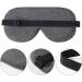 3 Pack Organic Cotton & Bamboo Sleep Eye Masks by Alaska Bear - No Pressure Contoured Design - Black, Grey, Silver - Buy Online on GoSupps.com