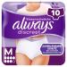 Always Discreet Incontinence Pants For Women M 10 Pack