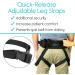 Vive Transfer Belt with Leg Loops - Medical Nursing Safety Gait Assist Device - 52 Inch - Buy Online on GoSupps.com