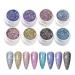 Missmisq Glitter Gel Sparkling Pedicure Gel | 8 Glitter Colors Kit for Nail Care Manicure and Pedicure Creations for Women