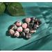 Xiannvxi 10 PC Heart Stones Set - Rhodochrosite & Black Line Rhodolith Healing Crystals | Natural Gemstones for Love & Happiness - Buy Online on GoSupps.com