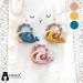 Infatot MultiTexture Teething Toys for Babies | Silicone Teethers 0-6 Months | Baby Essentials & Shower Gift | Yellow Neural Earth Design - Buy Online on GoSupps.com