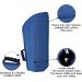 Morezi Heavy Duty Dog Bite Sleeve Training Protection Durable Nylon Fit Pit Bull, German Shepherd, Malinois & Small Dogs Biting Tugging War Toy - Blue - Buy Online on GoSupps.com