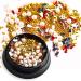 SILPECWEE 3D Gold Nail Charms Kit with Tweezers - DIY Nail Decoration Set - Buy Online on GoSupps.com