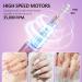 Professional Electric Nail Drill - 35 000RPM Rechargeable Cordless 13 in 1 Touch Control for Acrylic Gel and Pedicure - Portable Pink Nail Drill - Buy Online on GoSupps.com