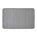 Bone Dry Striped Pet Cage Mat Large Gray