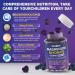 ELLAMENTZ Magnesium Glycinate Gummies 500mg for Adults Kids Teens Sugar Free Magnesium Calm Sleep Aid Gummies with L-Theanine 60 Gummies - Pack Of 2 - Buy Online on GoSupps.com