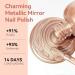 MIZHSE Chrome Nail Polish - Long-Lasting Rose Gold Mirror Effect Quick-Dry Reflective Nail Color for Stunning Nail Art - 0.53oz Premium Quality - Buy Online on GoSupps.com