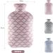 Samply 2L Hot Water Bottle with Soft Cover - Pink Hot Water Bag for Pain Relief & Cozy Nights - Buy Online on GoSupps.com