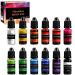 12 Colors Epoxy Resin Color Dye Colorant Liquid Epoxy Resin Pigment 10ml Each Translucent 12 Colors Vivid