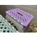 Shower Foot Rest  TRANOMOS Shower Stool for Shaving Legs  Folding Plastic Shower Step Stool for Inside Shower  Waterproof Pedicure Stand Foot Rest for Corner  Purple - Buy Online on GoSupps.com