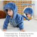 COOKY.D Unisex Winter Hooded Romper Jumpsuit 2-36 Months - Blue (24-30 Months) - Buy Online on GoSupps.com