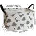 HUAYEE Rectangular Canvas Storage Bin with Dinosaur Print - Waterproof Nursery Hamper for Home Office - Toy Box with Handles - Buy Online on GoSupps.com