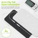 AUVON Extra Large Tens Unit Replacement Pads 4'' x 8 (2 Pcs) - Premium Reusable Electrodes for Waist and Lower Back Pain Relief - Latex-Free Tens Patches with Self-Stick Performance (Non-Irritating) - Buy Online on GoSupps.com