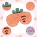 Ulife Mall Carrot Sleep Mask for Kids | Soft Plush Eye Cover for Girls & Boys | Funny Novelty Eye Mask for Night Sleeping & Meditation - Buy Online on GoSupps.com
