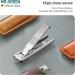 MR.GREEN Ultra Thin Nail Clippers Advanced Precision Technology Nail Cutters with Cow Leather Cover Superior Texture Manicure Tools (Light Brown) - Buy Online on GoSupps.com