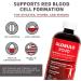 High Potency Iron & B Vitamins Liquid Dietary Supplement - Globulo Rojo, 16 Fl Oz (Vegan) - Buy Online on GoSupps.com