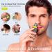 2 in 1 Men's Facial Hair Trimmer - Painless Trimming for Nose, Ear, Necklines, Sideburns, and Eyebrows - Buy Online on GoSupps.com