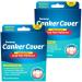 Dentemp Canker Sore Medicine 2pk Canker Cover - Oral Pain Reliever (12 Count) - Treatment to Relieve Canker Pain, Mouth Sores & Mouth Irritation - Fast Acting Canker Sore Relief Tablets for Adults