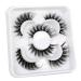 Shop Pooplunch Fluffy Cat Eye False Eyelashes | Volume Faux Mink Lashes - 3 Pairs Pack - Buy Online on GoSupps.com