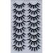 False Eyelashes Fluffy Wispy Eyelashes Faux 3D Mink Lashes Thick Volume Long Soft Dramatic Strip Eye Lashes Pack 8 Pairs Black