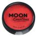 Moon Creations Pro Face & Body Makeup | Bright Red | 36g | Professional Colour Paint Cake Pots for Face Painting | Face Paint For Kids Adults Fancy Dress Festivals Halloween