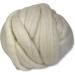 Revolution Fibers Cheviot Wool Roving Top 1 lb | Soft Chunky Jumbo Yarn for Arm Knitting Blanket | 100% Natural Undyed Off-White Wool Yarn Bulk - Felting Core, Carded Stuffing - Buy Online on GoSupps.com