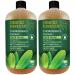 Desert Essence Thoroughly Clean Face Wash with Tea Tree Oil Hydrating & Non-Drying 32 Fl Oz (Pack of 2) Original 31.99 Fl Oz (Pack of 2)