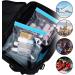 ECOHUB TSA Approved Clear Travel Toiletry Bag 20x20cm - 2 Pcs Blue | Airport Security Liquids Bag for Women Men - Airline Approved Zip Lock Bags - Buy Online on GoSupps.com