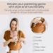 Max&So Caramel Baby Wrap Carrier | Premium Cotton | Front Pocket | Newborn to Toddler Size - Buy Online on GoSupps.com