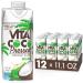 Vita Coco Organic Coconut Water, Pressed  | More "Coconutty" Flavor | Natural Electrolytes | Vital Nutrients | 11.1 Fl Oz (Pack of 12) Pressed Organic 11.1 Fl Oz (Pack of 12)