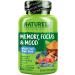 NATURELO Whole Food Brain Blend Supplement, Helps Support Memory, Focus and Mood - 60 Vegetarian Capsules Brain Health 60 Count (Pack of 1)