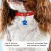 Ibera Gifts: Personalized Paw-Shaped Pendants for Dogs & Cats - Custom Engraved Collars & Necklaces (Pink/Purple) - Buy Online on GoSupps.com
