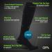CFA V1 Compression Socks for Men & Women - Ideal for Running Gym & Recovery - Sustainable Danish Design - 2 Pairs Super Black - Buy Online on GoSupps.com