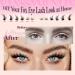 Cat Eye Lash Clusters Kit - Wispy Fluffy Eyelash Extensions for Natural Look | Fox Eye Individual Lashes | International Shipping - Buy Online on GoSupps.com
