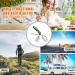 Hikenture Camping Utensils Set - 4-in-1 Stainless Steel Fork Knife Spoon Bottle Opener - Army Green | Travel Eating Cutlery Multitool for Hiking & Scouts - Buy Online on GoSupps.com