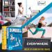 2-Pack Bodyweight & Dumbbell Workout Cards - 100 Different Exercises - Large Size Exercise Deck for Circuit Training & Weightlifting - Fitness Cards for Men & Women - Buy Online on GoSupps.com