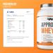 WFN Approved Whey Protein Powder - Lemon Cheesecake Flavor (2x 1kg) - High Solubility Whey Protein Isolate & Lactase - 66 Portions - Made in Germany - Lab Tested Quality - Buy Online on GoSupps.com